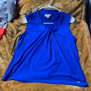 Royal blue shirt
